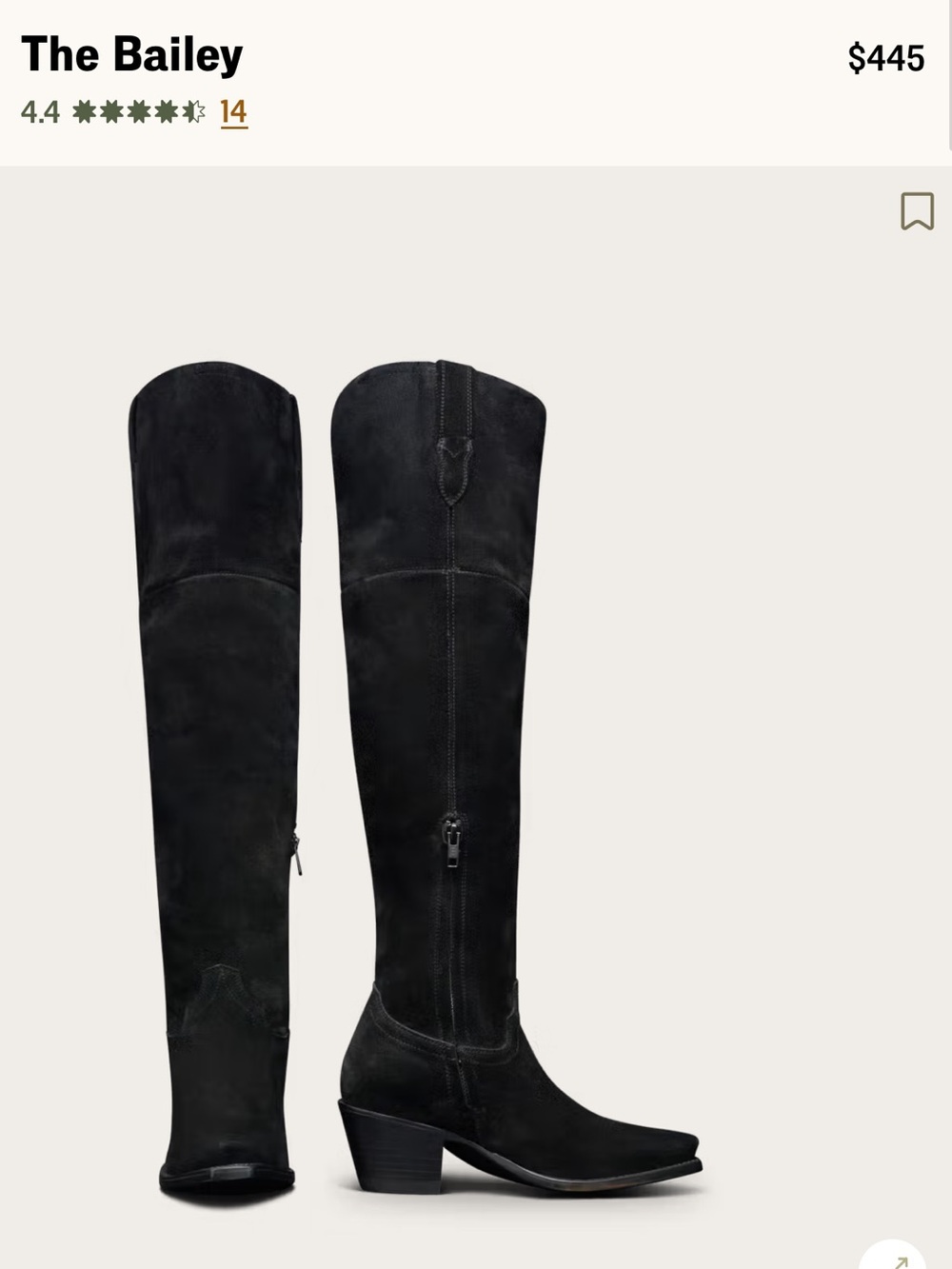 Tecovas *worn once* Bailey Over the knee Black Cowboy boot